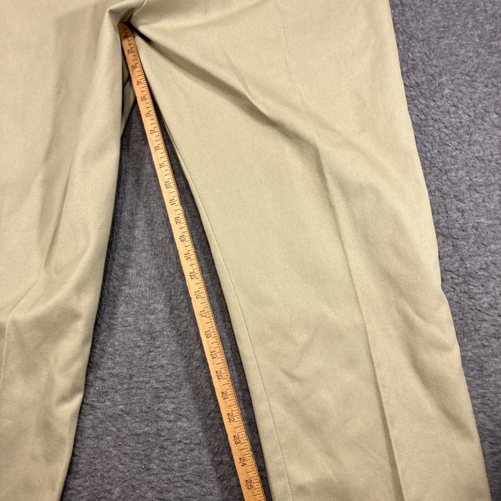 Dickies 874 Original Fit Work Pants Mens 46x32 Khaki Tan Straight Leg Workwear